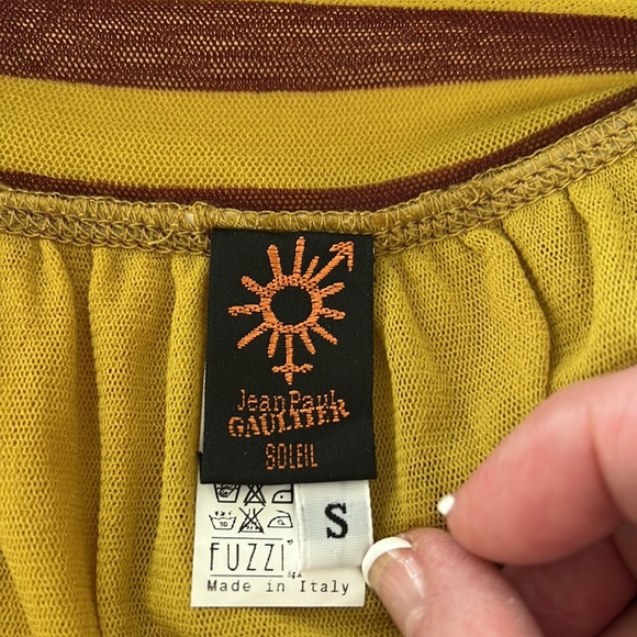 Rare JEAN PAUL GAULTIER Printed  Mini Dress Size: S - Picture 4 of 7